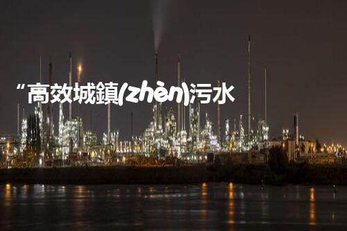 “高效城鎮(zhèn)污水處理流程，守護碧水藍天新篇章”
